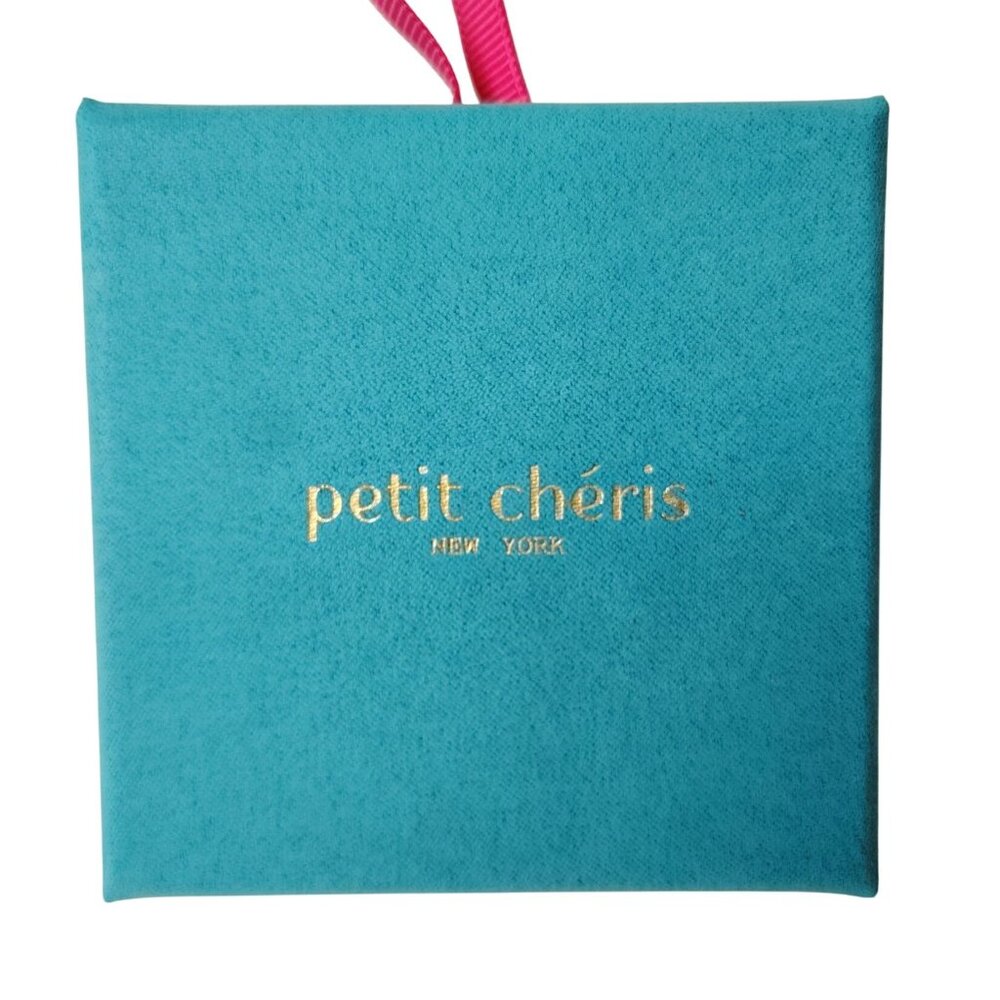 Petit Chéris Kids Sterling Silver Stud and Cross Hoop Earring Set With Gift Box - Picture 2 of 3